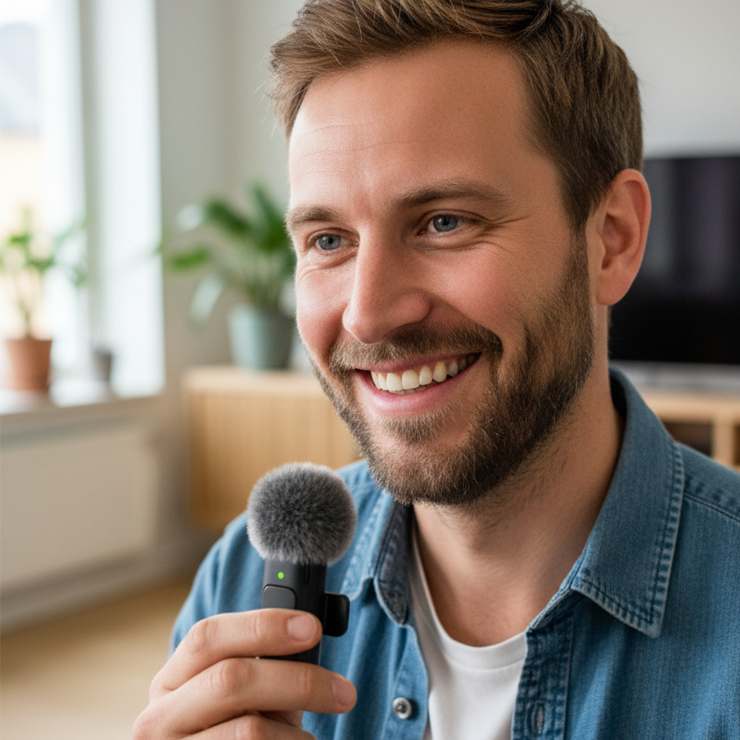 ClipMic™ – Drahtloses Mikrofon